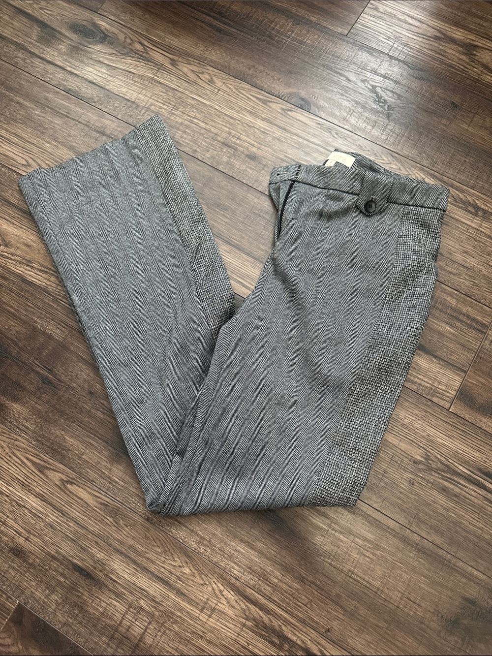 Etcetera Kate Gray Shimmery Bootcut Dress Pants